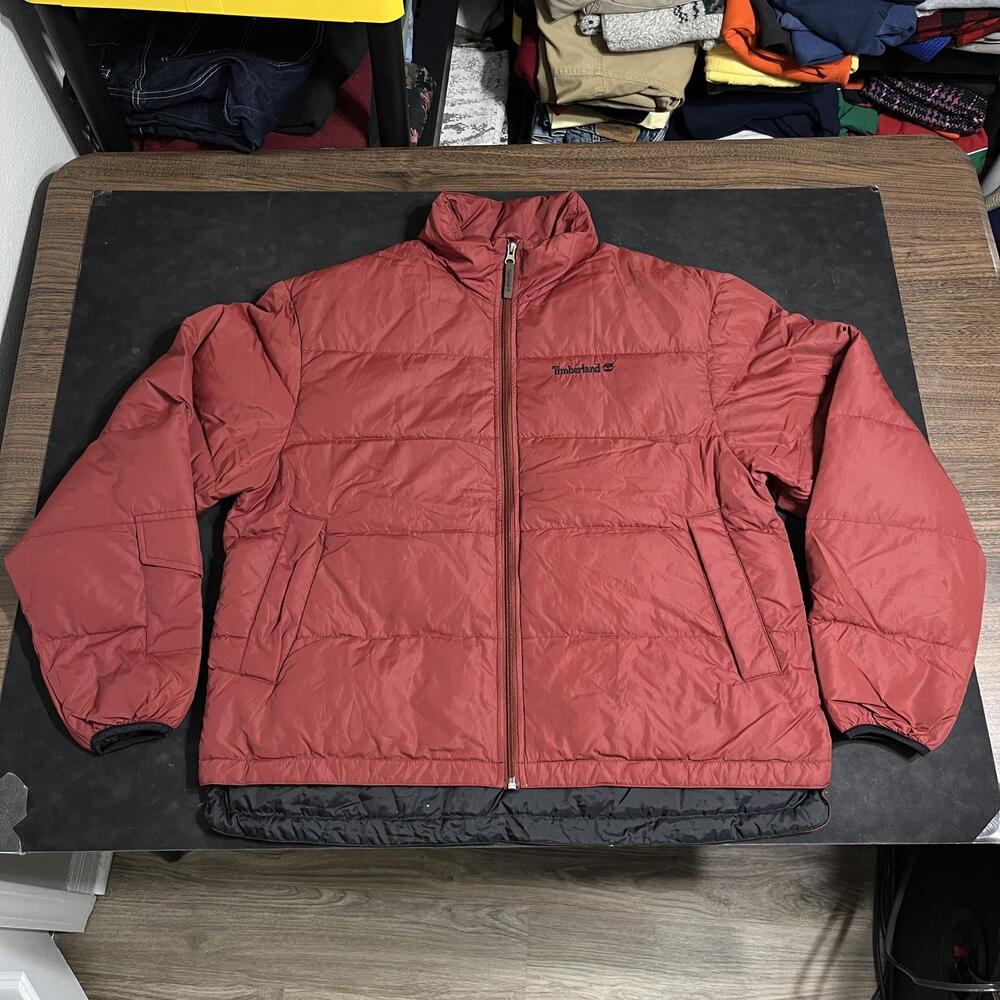 Vintage Timberland Weathergear Down Jacket Men Wu Tang Wu Wear Puffer ODB Y2K